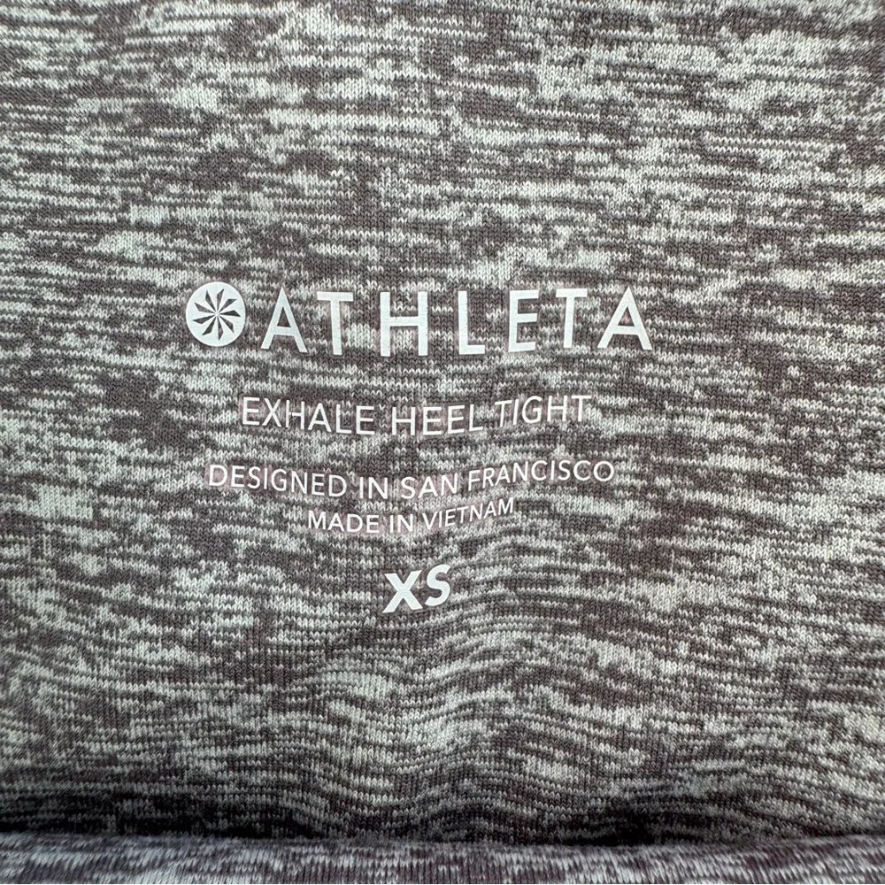 Athleta Exhale Stash Pocket Heel Tight Leggings Women’s XS Purple Ballet Dancer